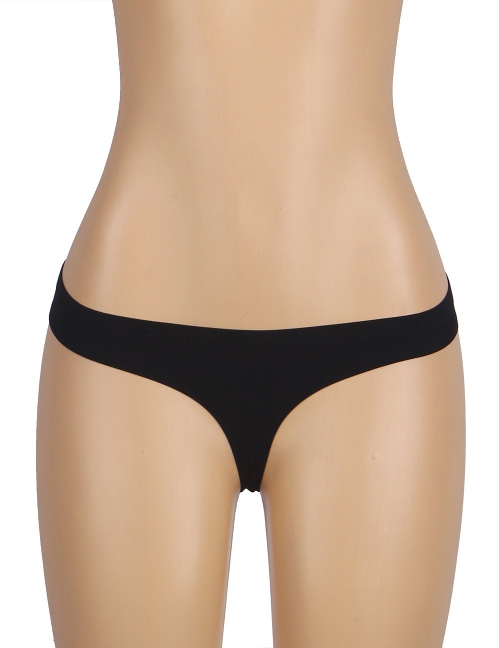 Black Soft Seamless Thong – Chafe - Free, Breathable & No VPL - TeaseFashion