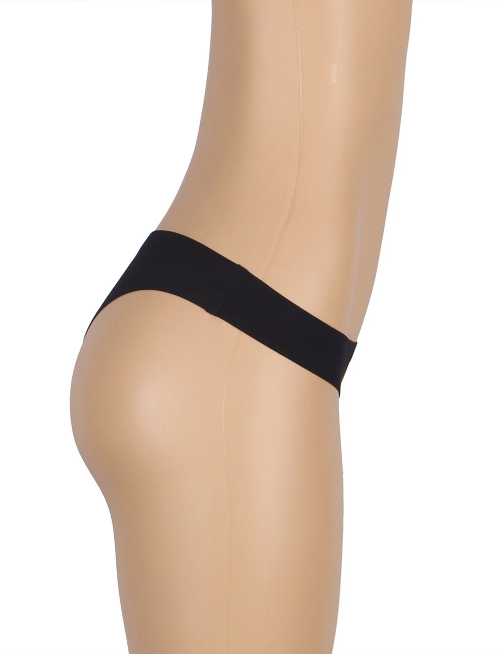 Black Soft Seamless Thong – Chafe - Free, Breathable & No VPL - TeaseFashion