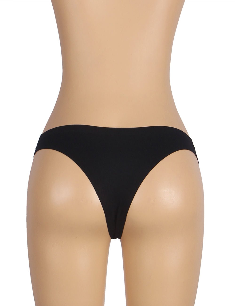 Black Soft Seamless Thong – Chafe - Free, Breathable & No VPL - TeaseFashion