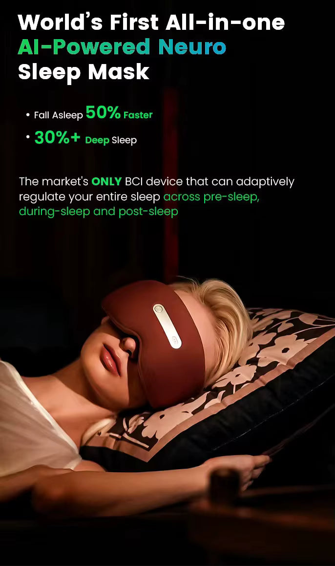 World's First All - in - one AI - Powered Neuro Sleep Mask - TeaseFashion