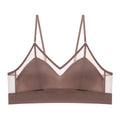 Brown Silk Lingerie Bra - TeaseFashion