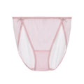 Nude Pink Plain Color Sexy Cosy Silk Brief Underwear Seamless Silk Panty - TeaseFashion