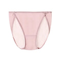 Pink Plain Color Sexy Cosy Silk Brief Underwear Seamless Silk Panty - TeaseFashion