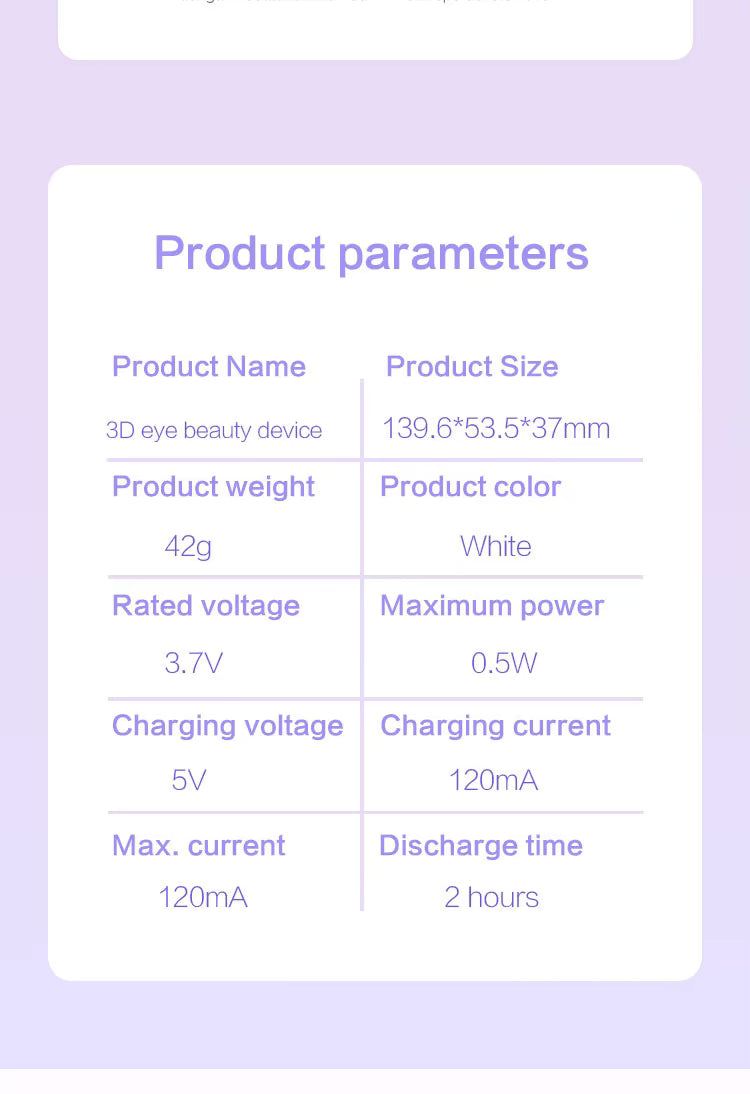 Reducing Dark Circles Eye Pods Massage Red Light Therapy Glasses Under Eye Massager for Puffiness Eye Bags with Microcurrent - TeaseFashion
