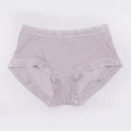 Silver Lace Panties Sexy Breathable Mid Waist Briefs Seamless Silk Underwear - TeaseFashion