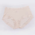 Skin Lace Panties Sexy Breathable Mid Waist Briefs Seamless Silk Underwear - TeaseFashion