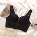 Black Seamless Mesh Lace Bras for Women Thin Soft Silk Bra - TeaseFashion