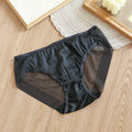 Black Silk Seamless Panty - TeaseFashion