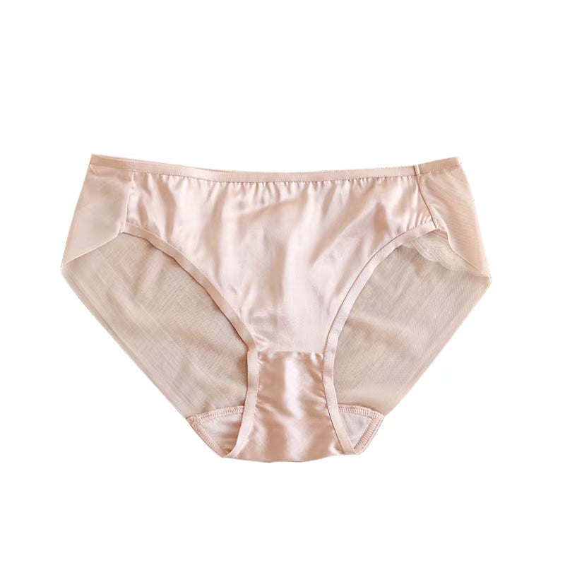 Pink Silk Seamless Panty for Ultra - Soft Comfort and Invisible Smooth Fit Under Clothing - TeaseFashion