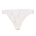 Ivory Modern Sexy Lace Silk Thong for Ultra - Soft Comfort and Seamless Elegant Fit - TeaseFashion