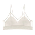 White Silk Lingerie Bra - TeaseFashion