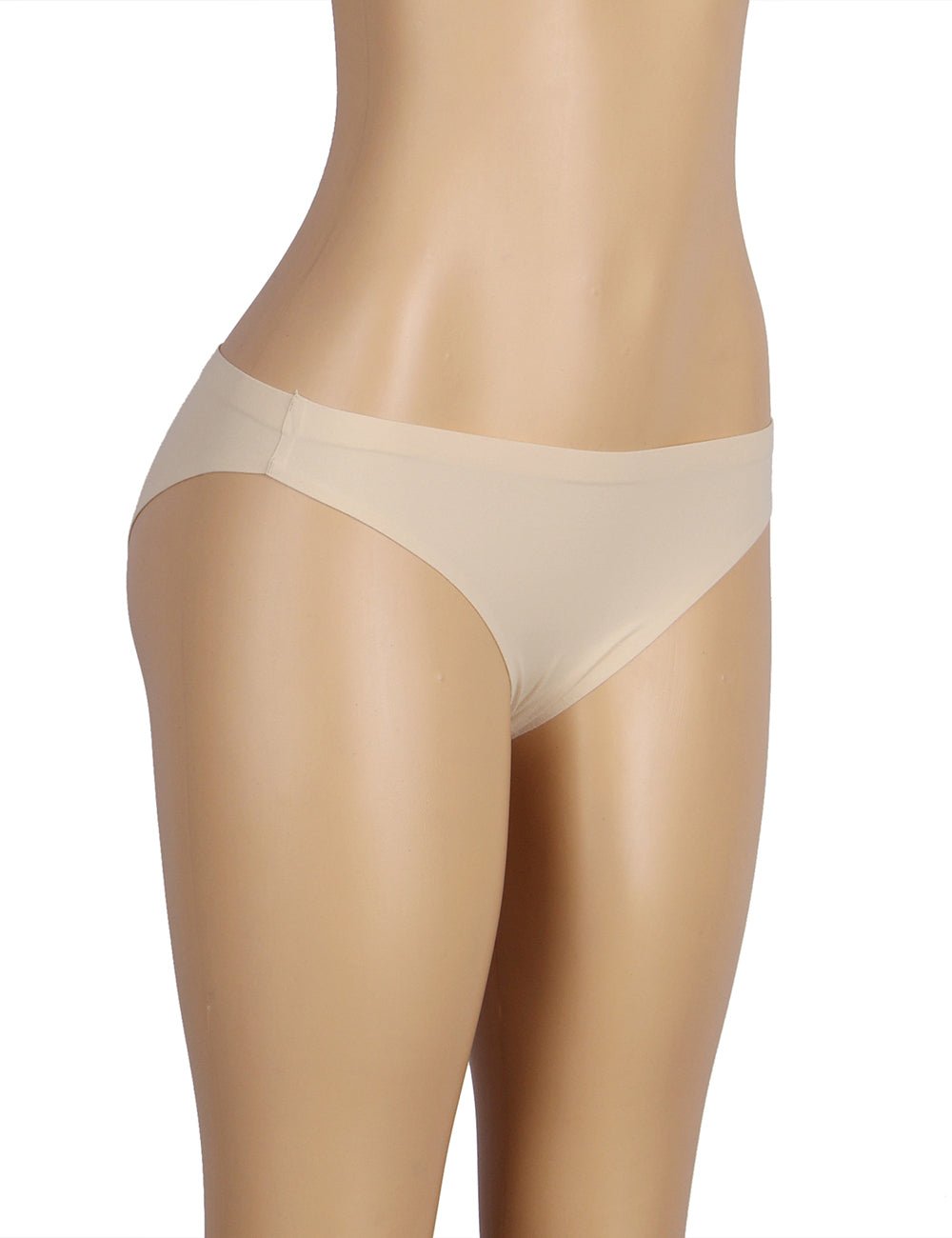 Beige Soft Seamless Triangle Panty – Chafe - Free & Breathable - TeaseFashion