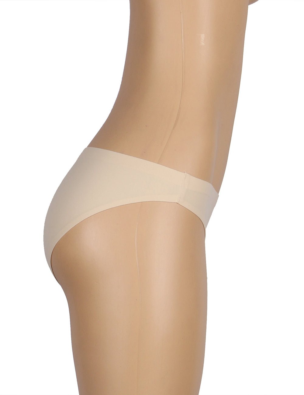 Beige Soft Seamless Triangle Panty – Chafe - Free & Breathable - TeaseFashion