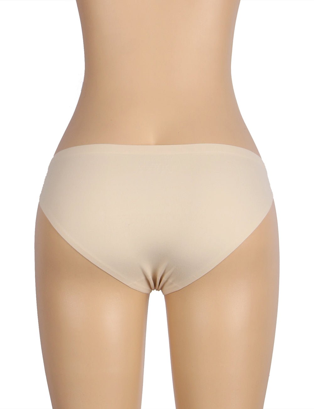 Beige Soft Seamless Triangle Panty – Chafe - Free & Breathable - TeaseFashion