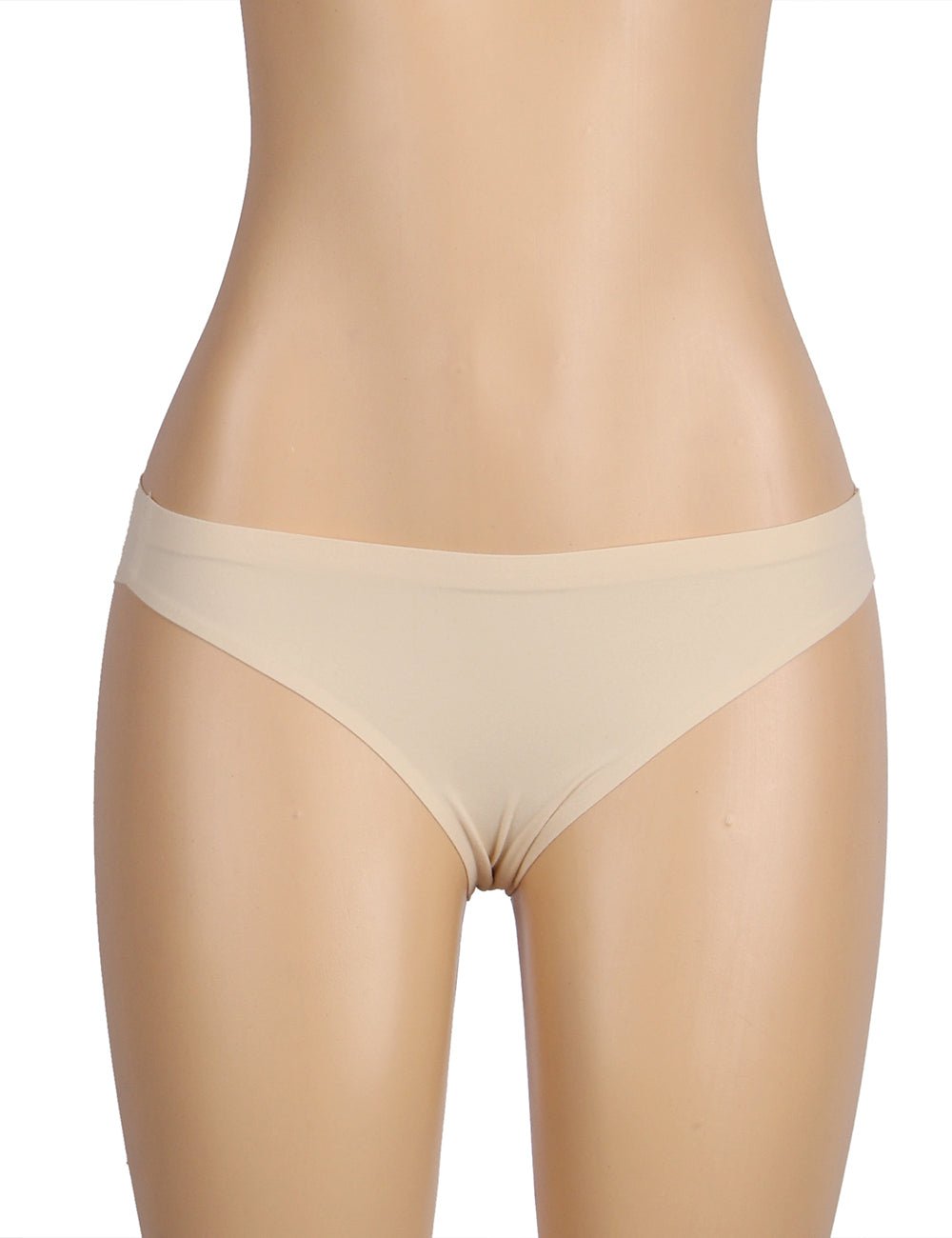 Beige Soft Seamless Triangle Panty – Chafe - Free & Breathable - TeaseFashion