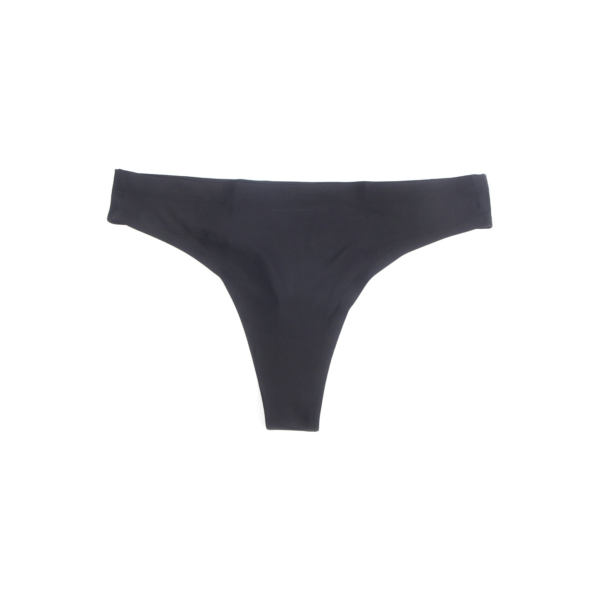 Black High - Stretch Seamless Triangle Panty – Low Waist & Trimmable Leg Opening - TeaseFashion