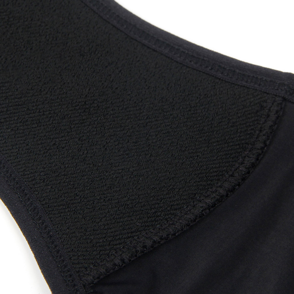 Black Ice Silk Period Underwear – Adjustable Snap Waist, 4 - Layer - TeaseFashion
