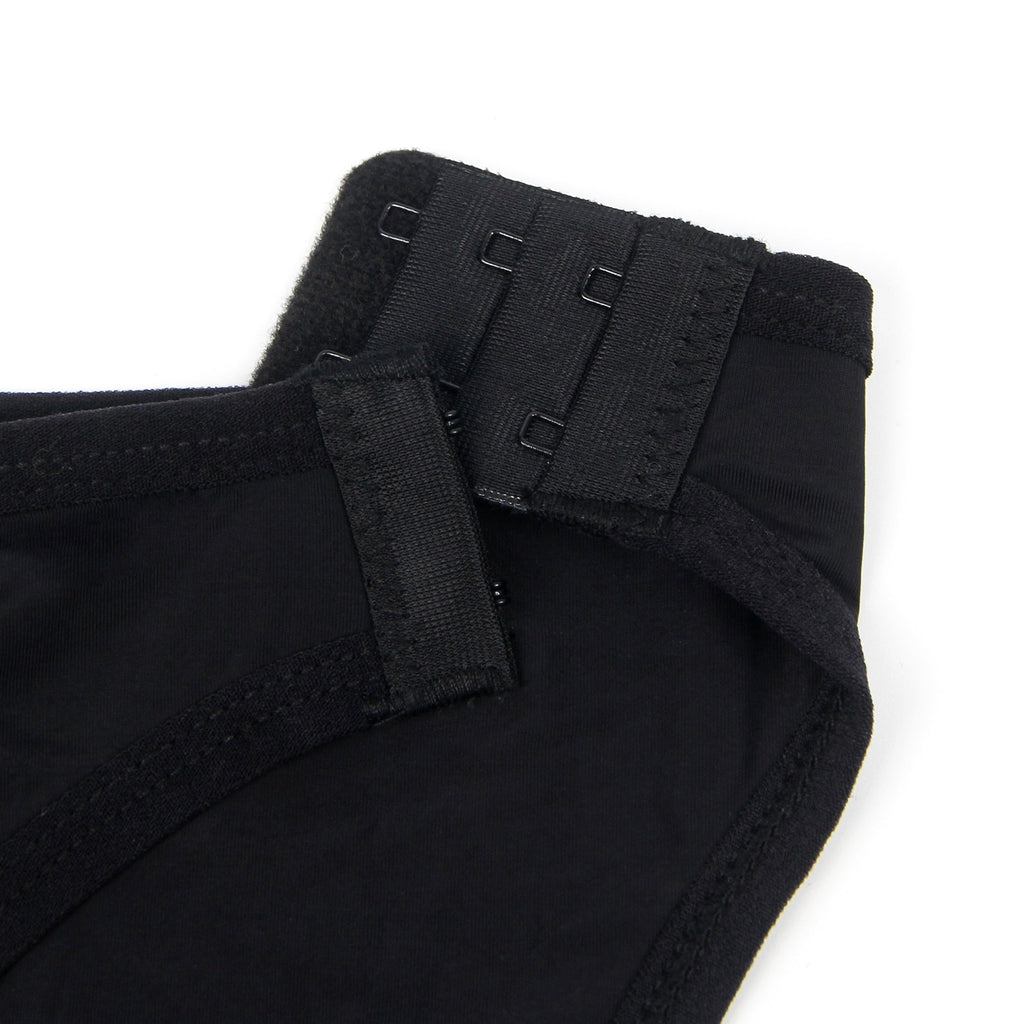 Black Ice Silk Period Underwear – Adjustable Snap Waist, 4 - Layer - TeaseFashion