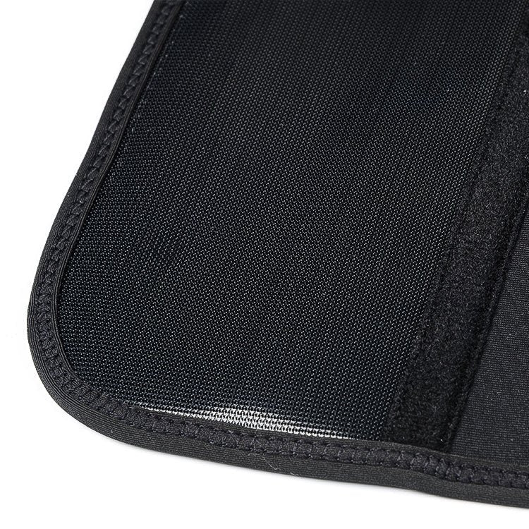 Black Neoprene Waist Trainer – 15 Steel Bones & Double Belt - TeaseFashion