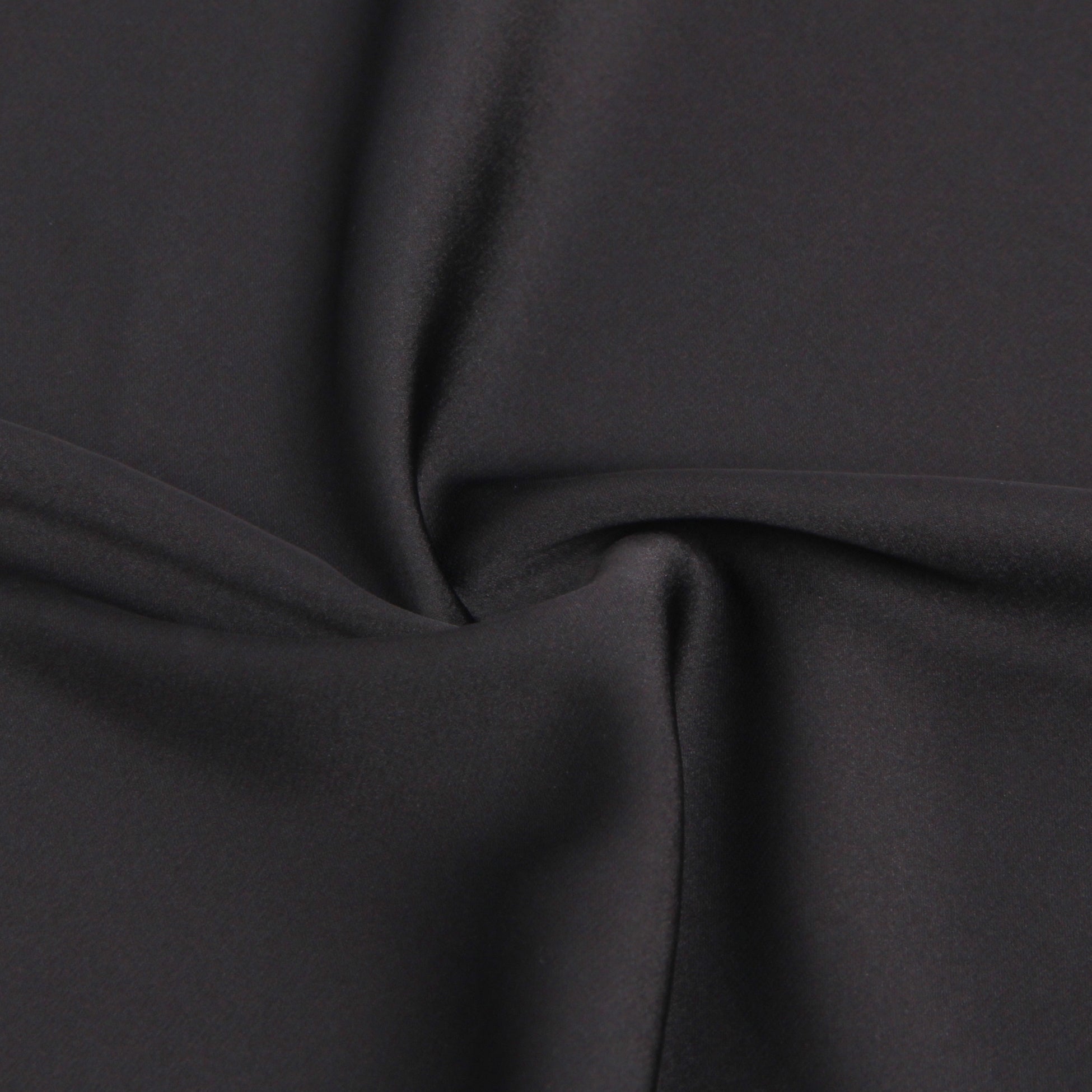Black Satin - Finish Eyelash Lace V - Neck Nightgown – Crisscross Halter Back & Side Slits - TeaseFashion