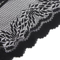 Black Lace Panty – Hollow - Out Back & Heart - Shaped Metal Buckle - TeaseFashion