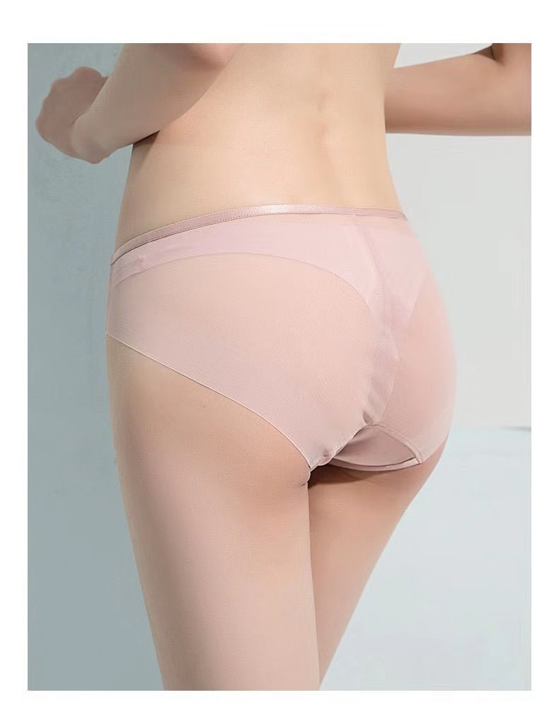 Black Silk Seamless Panty - TeaseFashion