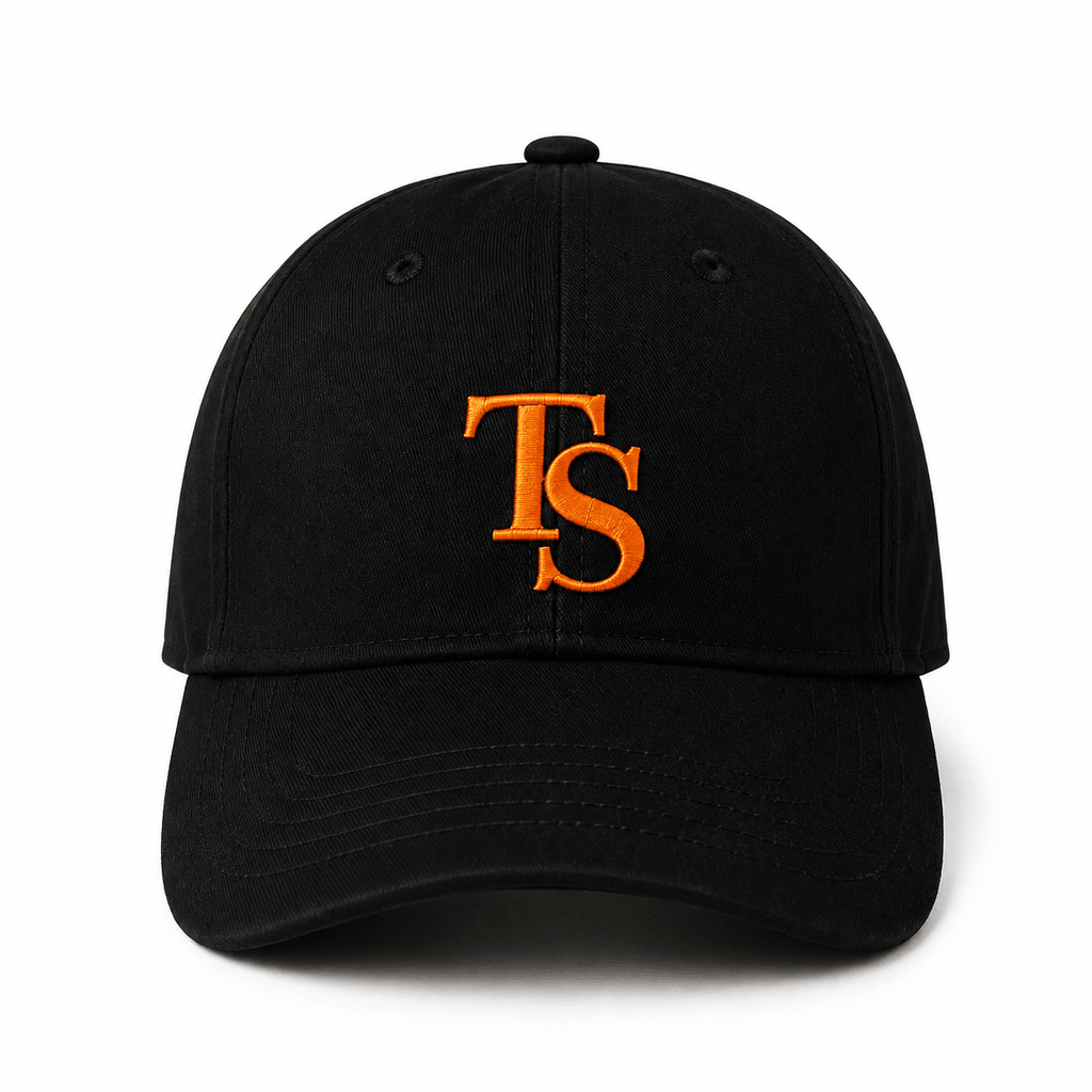 Black TEASEFASHION Signature Cotton Twill Cap - TEASEFASHION