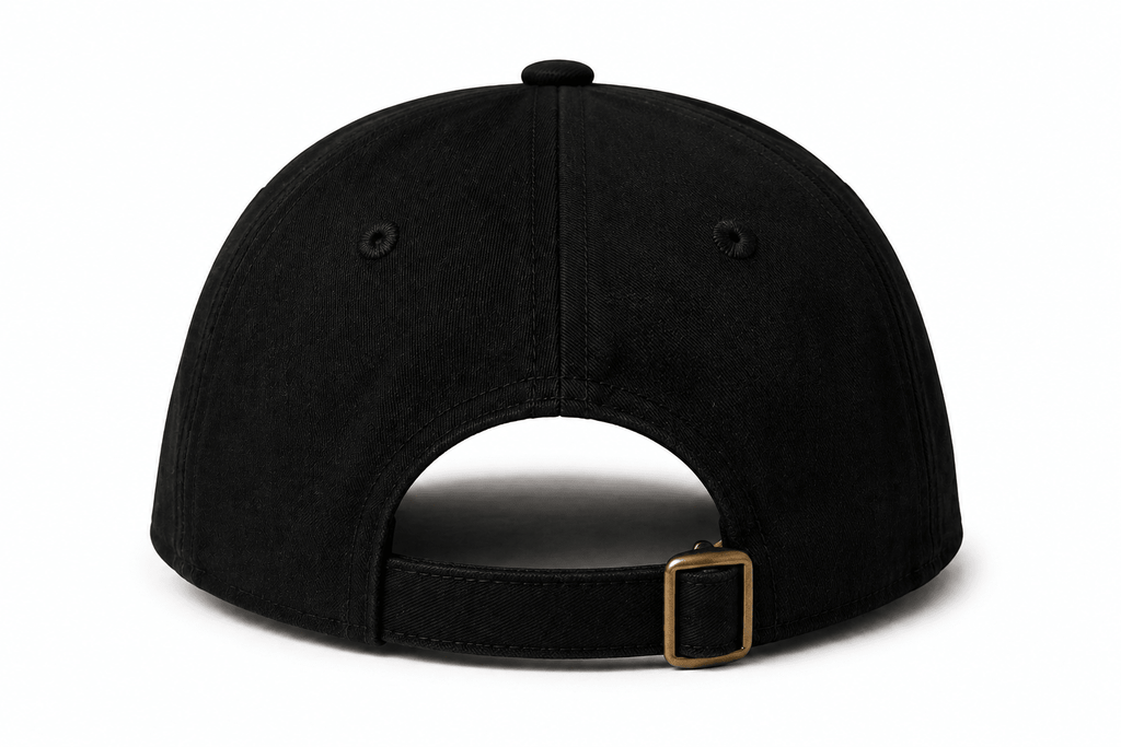 Black TEASEFASHION Signature Cotton Twill Cap - TEASEFASHION