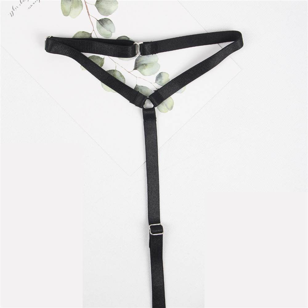 Black Velvet & Lace Teddy with Removable Choker, Dual Deep V, Crossed Back Elastic & Four Garter Straps - TeaseFashion