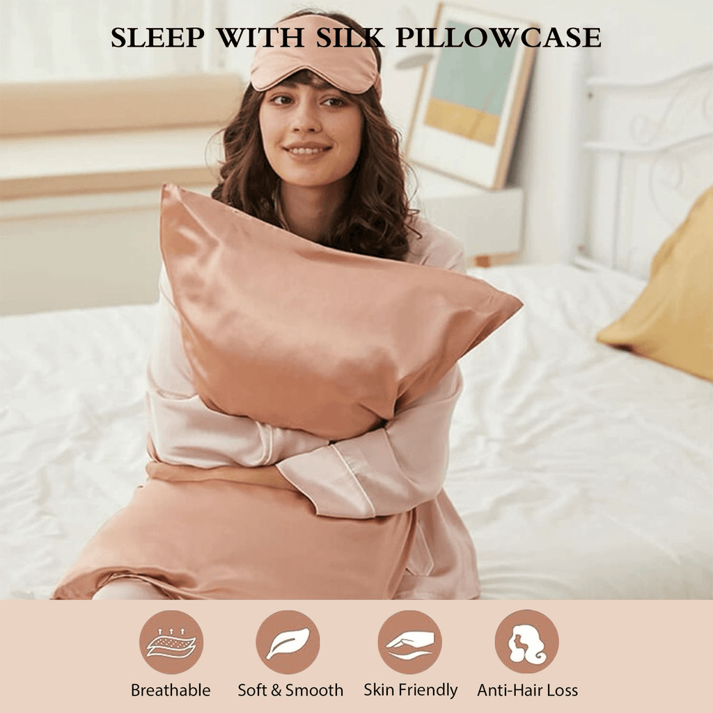 Dusk 100% Silk Pillowcase for Hair and Skin Care - TeaseFashion