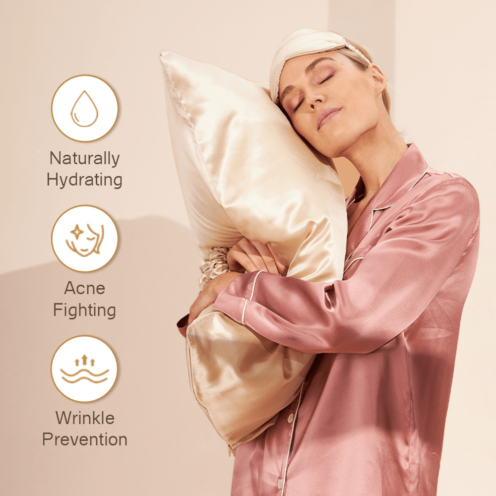 Dusk 100% Silk Pillowcase for Hair and Skin Care - TeaseFashion