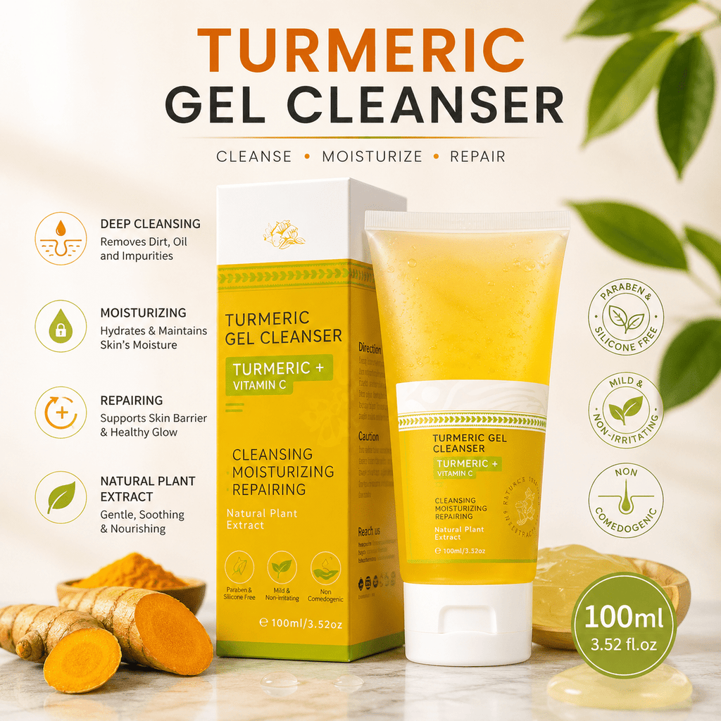 Gel Cleanser TS Glow Ritual™ Turmeric + Vitamin C - TEASEFASHION