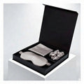 Light Grey Luxury 100% Mulberry Silk Pillowcase, Sleep Eye Mask and Scrunchies Gift Set - TeaseFashion