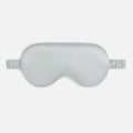 Light Grey Silk Sleep Eye Mask for Deep Sleep and Comfort - TEASEFASHION