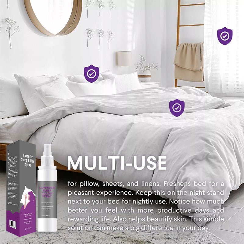Natural Aromatherapy Lavender Oil Deep Sleep Lavender Pillow Spray - TEASEFASHION