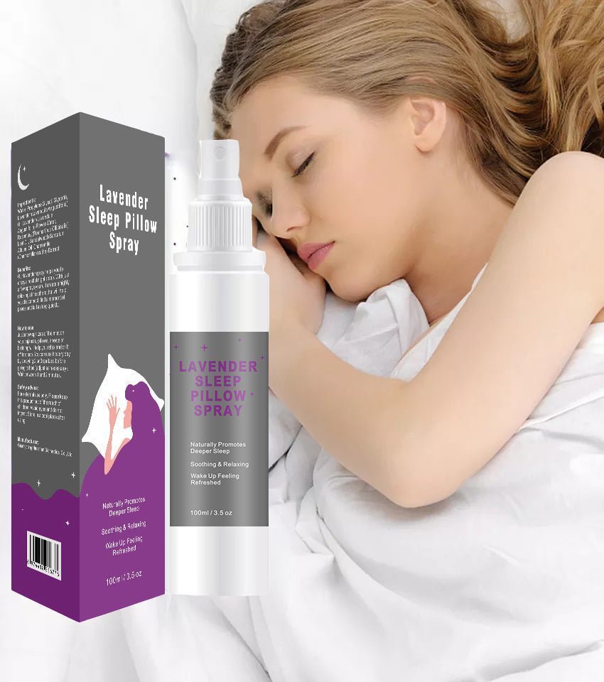Natural Aromatherapy Lavender Oil Deep Sleep Lavender Pillow Spray - TEASEFASHION