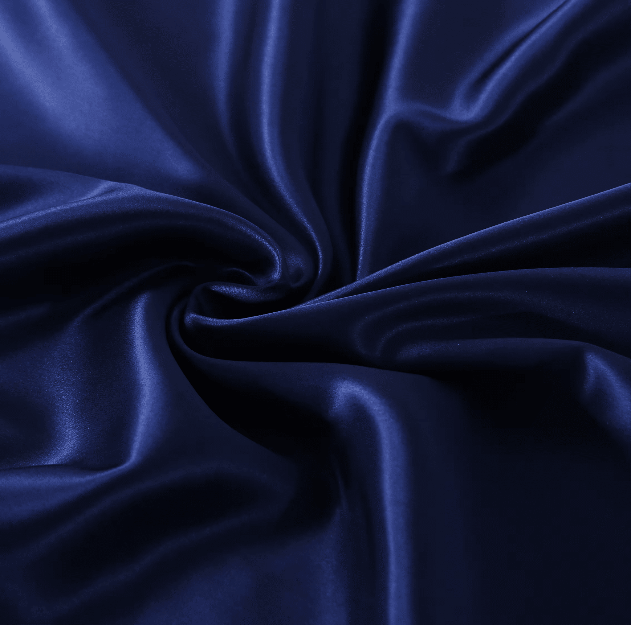 Navy Luxury 100% Mulberry Silk Pillow case Sleep, Eye Mask Blind and Scrunchies Gift Set - TeaseFashion
