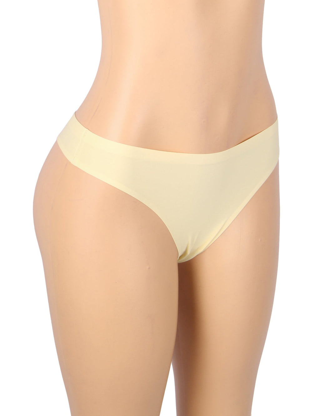 Nude High - Stretch Seamless Triangle Panty – Low Waist & Trimmable Leg Opening - TeaseFashion