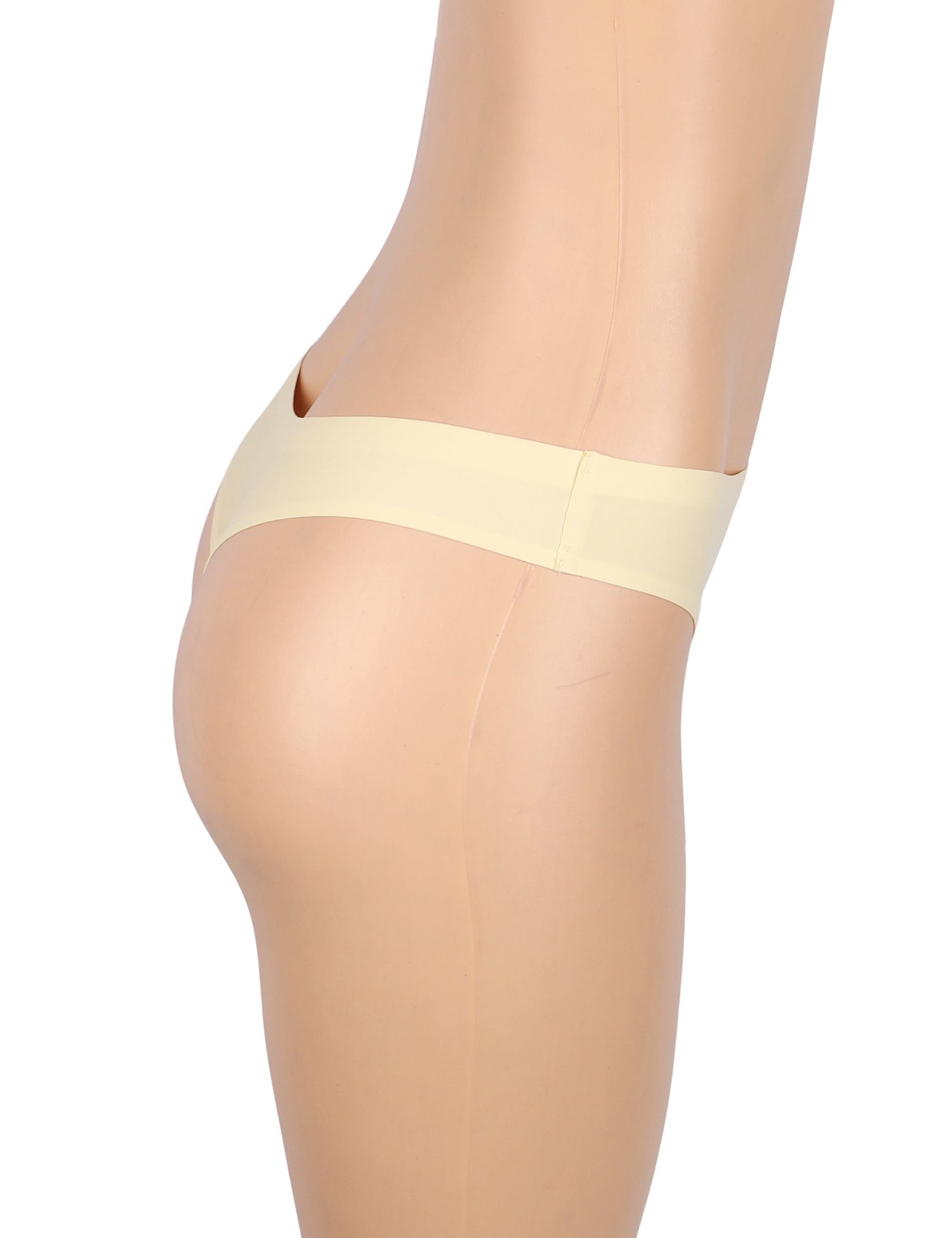 Nude High - Stretch Seamless Triangle Panty – Low Waist & Trimmable Leg Opening - TeaseFashion