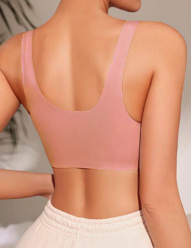 Nude Seamless Wireless Bra —No Padding, Adhesive Finish - TeaseFashion