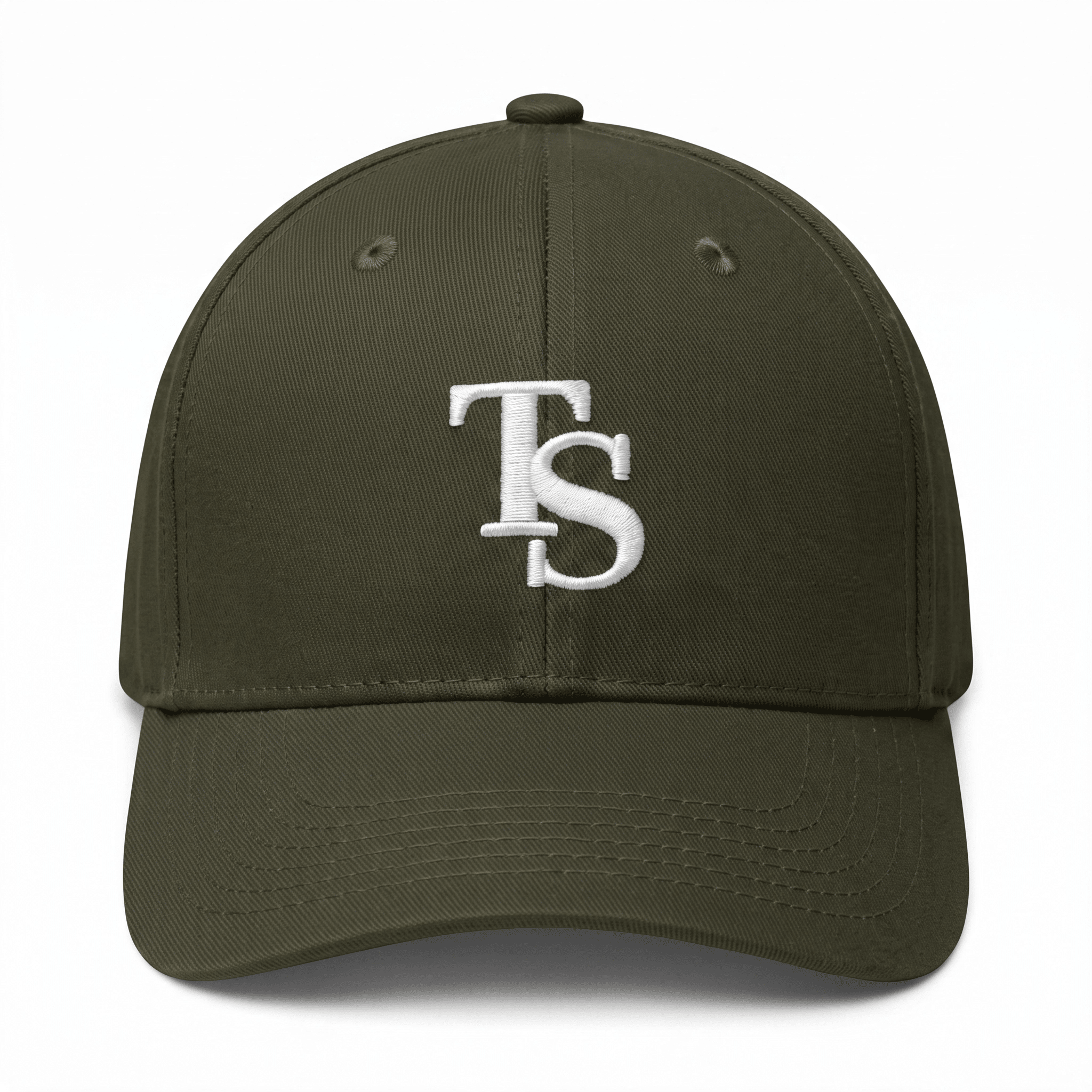 Olive TEASEFASHION Signature Cotton Twill Cap - TEASEFASHION