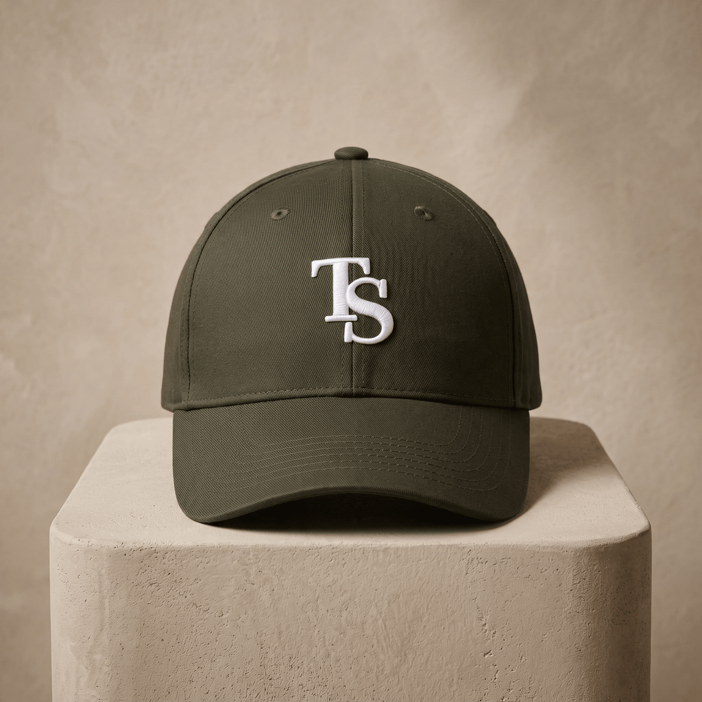 Olive TEASEFASHION Signature Cotton Twill Cap - TEASEFASHION