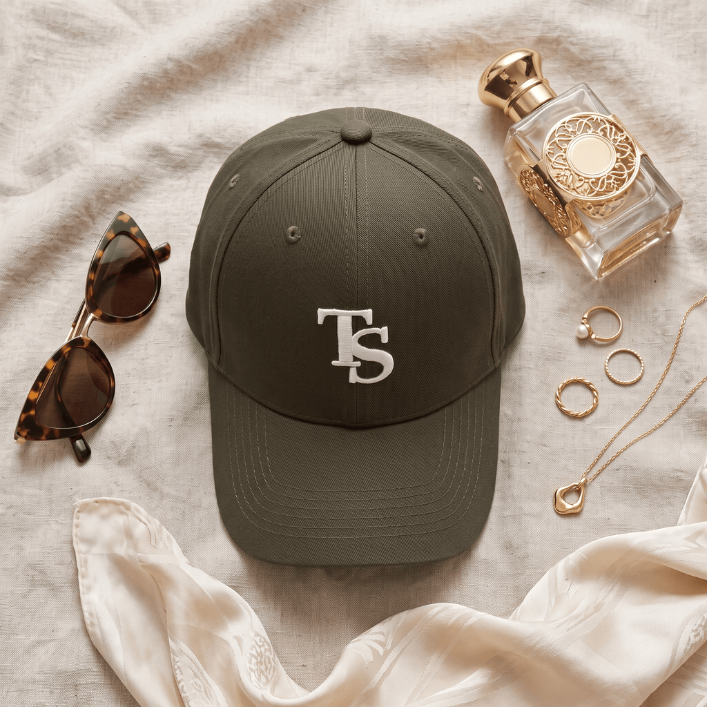 Olive TEASEFASHION Signature Cotton Twill Cap - TEASEFASHION