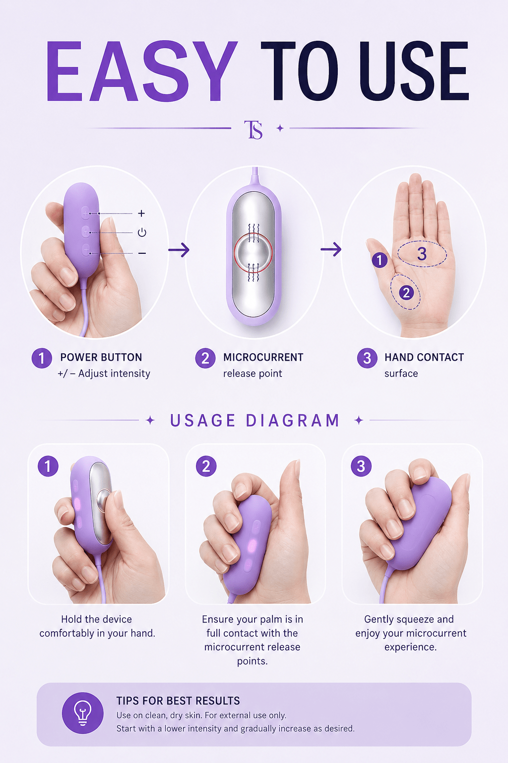 Orange TS Calm™ Handheld Sleep Aid - TEASEFASHION