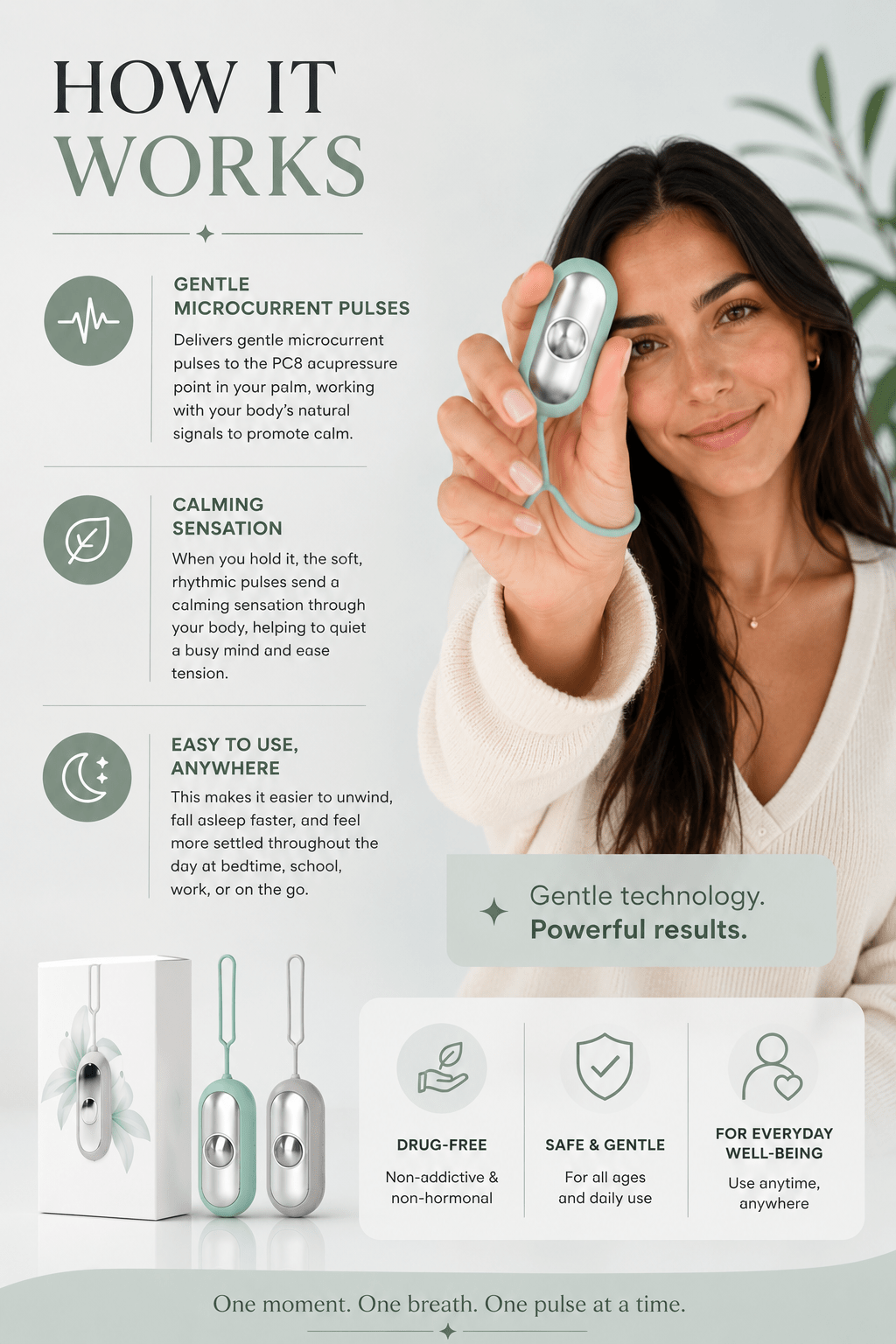 Orange TS Calm™ Handheld Sleep Aid - TEASEFASHION