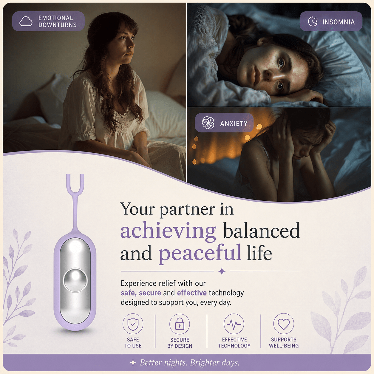 Orange TS Calm™ Handheld Sleep Aid - TEASEFASHION