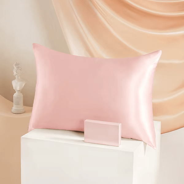 Pink 100% Silk Pillowcase - TeaseFashion