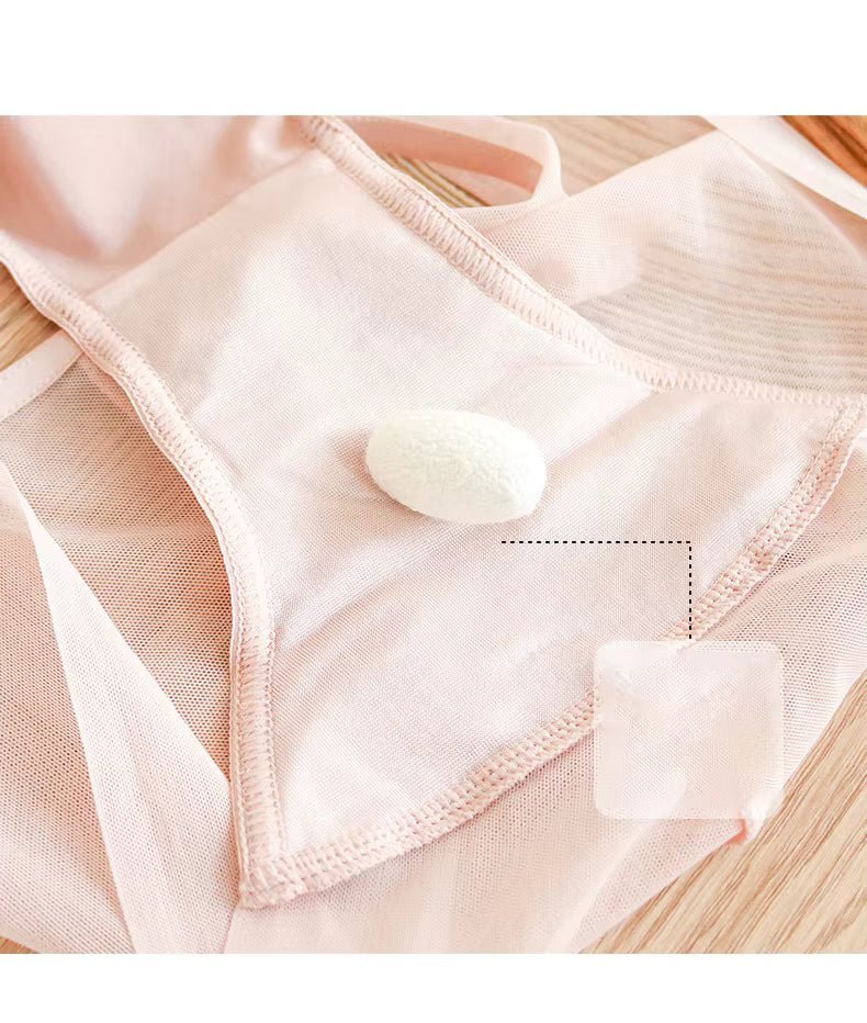 Pink Silk Seamless Panty for Ultra-Soft Comfort and Invisible Smooth Fit Under Clothing - TEASEFASHION