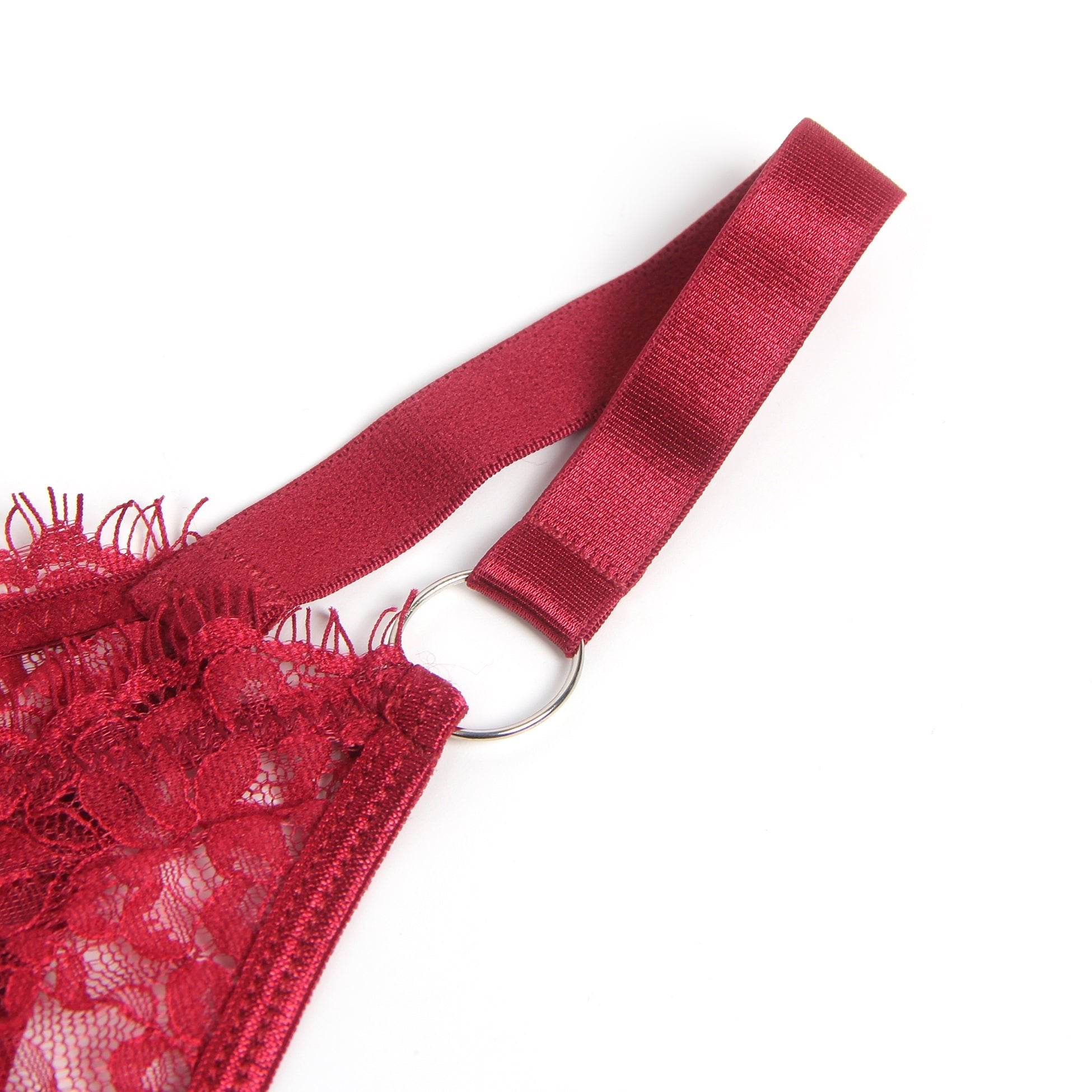 Red Sexy Lace Bra Set - TeaseFashion