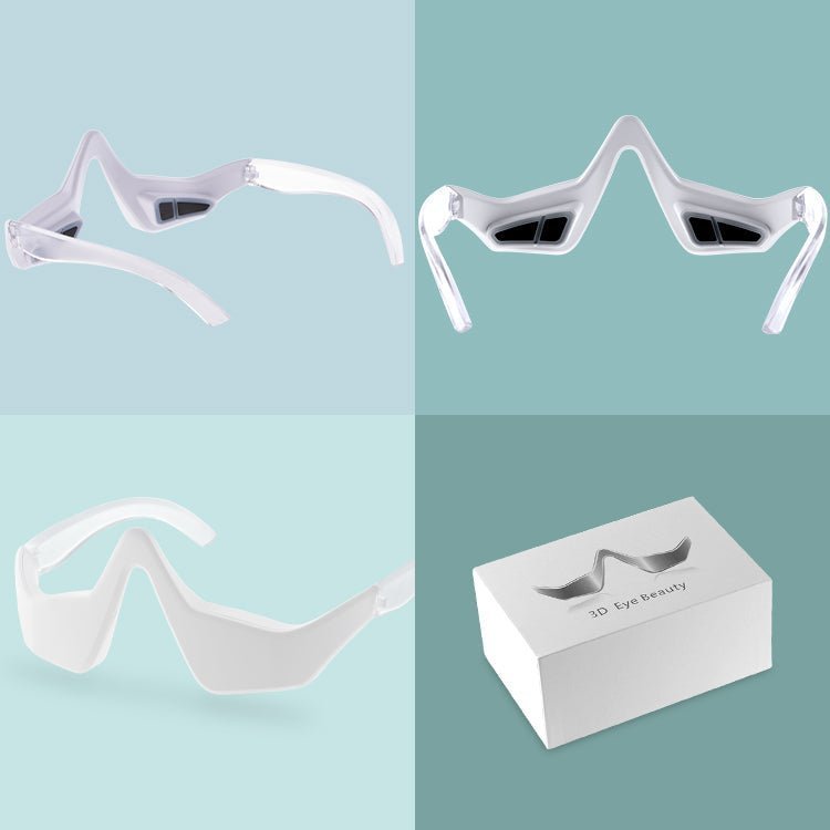 Reducing Dark Circles Eye Pods Massage Red Light Therapy Glasses Under Eye Massager for Puffiness Eye Bags with Microcurrent - TEASEFASHION